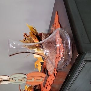 Glass wine decanter